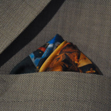 Load image into Gallery viewer, Pocket-square The Seven Deadly Sins - Derivation of Painting by Hieronymus Bosch