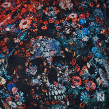Load image into Gallery viewer, Pocket-square Skullfowers Multicolor by Paul Ryan Trani