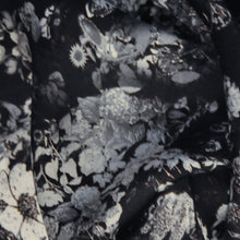 Load image into Gallery viewer, Pocket-square Skullflowers in Grayscale by Paul Ryan Trani