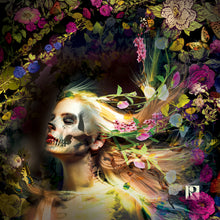 Load image into Gallery viewer, Pocket-square Day of the Dead v3 by Paul Ryan Trani