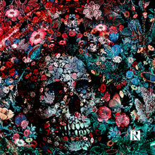 Load image into Gallery viewer, Pocket-square Skullfowers Multicolor by Paul Ryan Trani