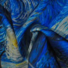 Load image into Gallery viewer, Pocket-square The Starry Night by Vincent Van Goh