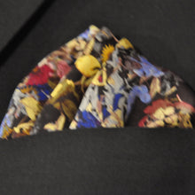 Load image into Gallery viewer, Pocket-square Ophelia at Night - Anniversary and Valentines Day Crazy Love- Silk Scarf - Custom Handkerchief by Paul Trani