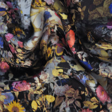 Load image into Gallery viewer, Pocket-square Ophelia at Night - Anniversary and Valentines Day Crazy Love- Silk Scarf - Custom Handkerchief by Paul Trani