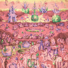 Load image into Gallery viewer, Pocket Square - Bosch - Garden of Earthly Delights in Pinks