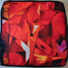 Load image into Gallery viewer, Pocket Square - Franz Marc - Foxes