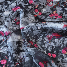 Load image into Gallery viewer, Pocket-square Ophelia at Night - Anniversary and Valentines Day Crazy Love- Silk Scarf - Custom Handkerchief by Paul Trani