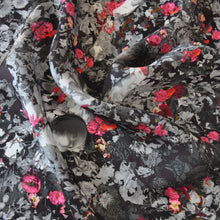 Load image into Gallery viewer, Pocket-square Ophelia at Night - Anniversary and Valentines Day Crazy Love- Silk Scarf - Custom Handkerchief by Paul Trani