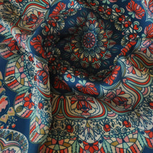 Load image into Gallery viewer, Pocket Square - Kaleidoscope Blues and Pinks