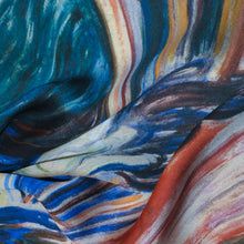 Load image into Gallery viewer, Pocket Square - Silk Scarf - Handkerchief - Edvard Munch's The Scream - Symbolism of our Troubled Times - Gift