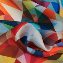 Load image into Gallery viewer, Pocket Square - Colorful Abstract Geometric