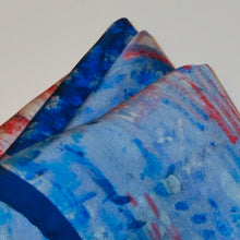 Load image into Gallery viewer, Pocket Square - NYC 5th Ave American Flags in the Rain 1917 Pocket Square