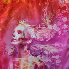Load image into Gallery viewer, Pocket-squares Day of the Dead - Italian Silk Scarf Día de Muertos or Día de los Muertos Theme Custom by Paul Trani