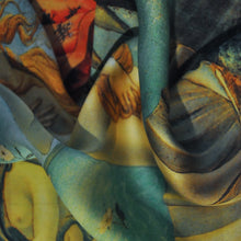 Load image into Gallery viewer, Pocket-square Birth of Venus - Derivation of Painting by Boticelli
