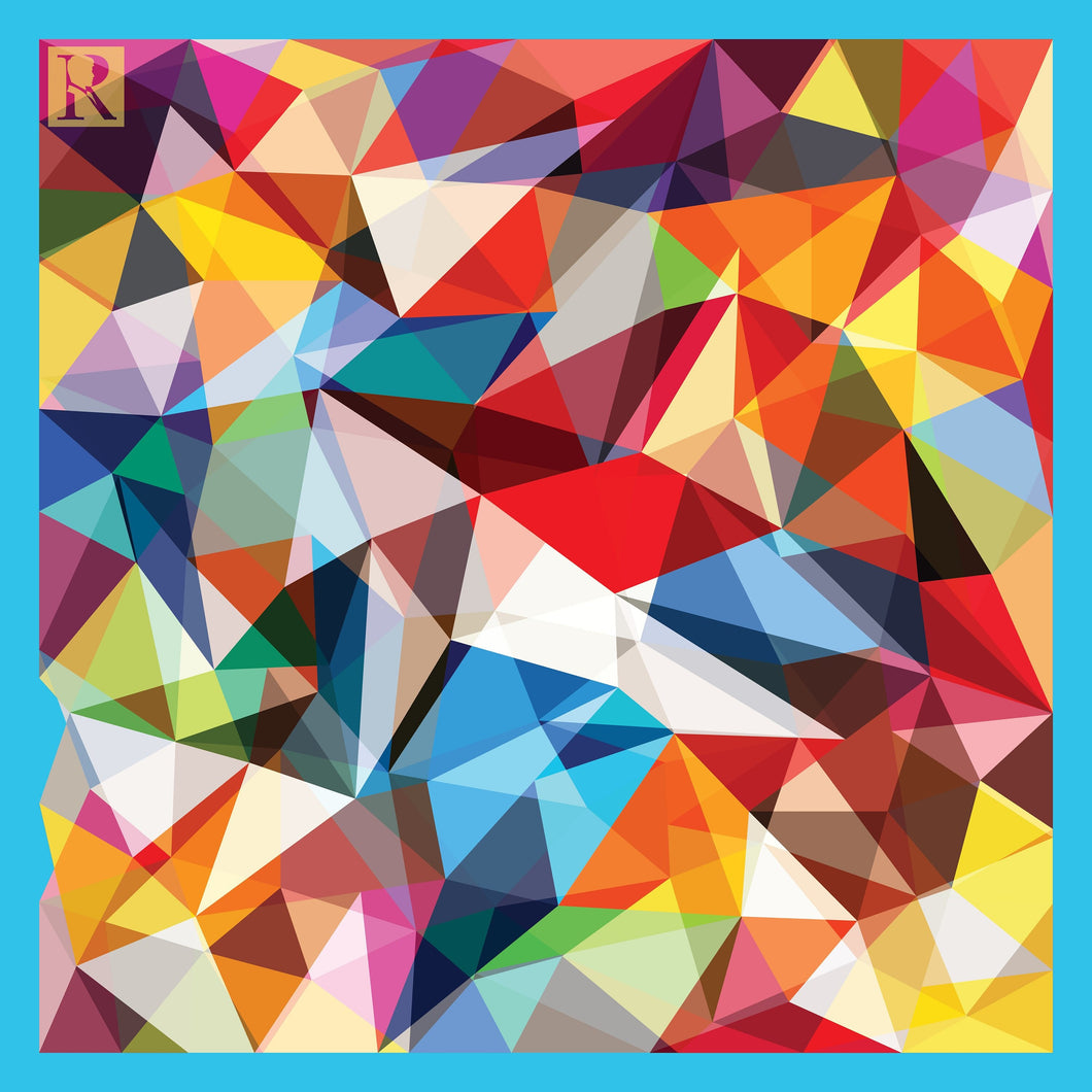 Pocket Square - Colorful Abstract Geometric