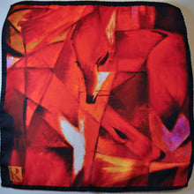 Load image into Gallery viewer, Pocket Square - Franz Marc - Foxes
