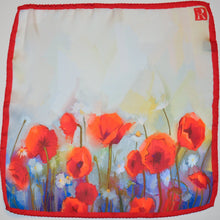 Load image into Gallery viewer, Pocket Square - Flanders Fields
