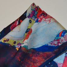 Load image into Gallery viewer, Pocket Square based on Gustav Klimt&#39;s Painting, The Virgins
