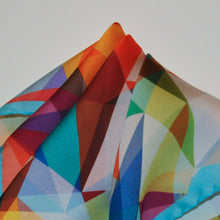 Load image into Gallery viewer, Pocket Square - Colorful Abstract Geometric
