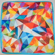 Load image into Gallery viewer, Pocket Square - Colorful Abstract Geometric
